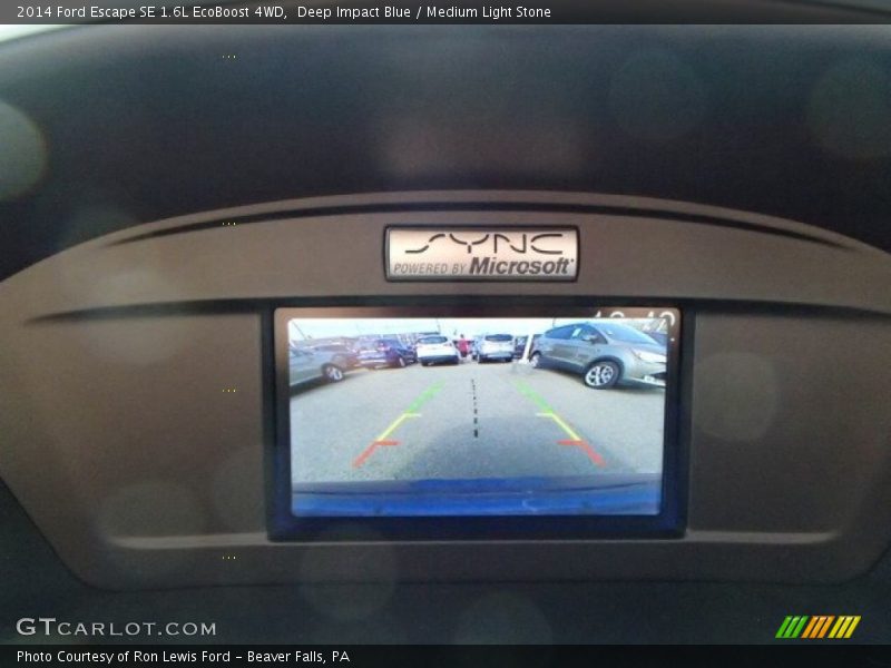Deep Impact Blue / Medium Light Stone 2014 Ford Escape SE 1.6L EcoBoost 4WD