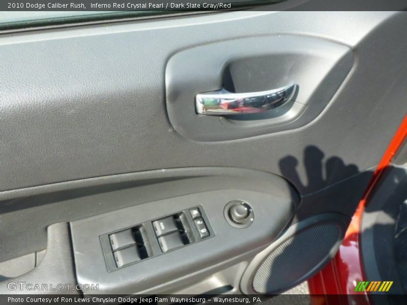 Inferno Red Crystal Pearl / Dark Slate Gray/Red 2010 Dodge Caliber Rush