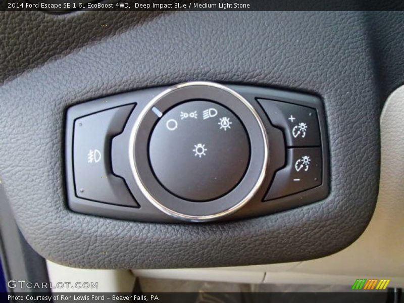 Deep Impact Blue / Medium Light Stone 2014 Ford Escape SE 1.6L EcoBoost 4WD