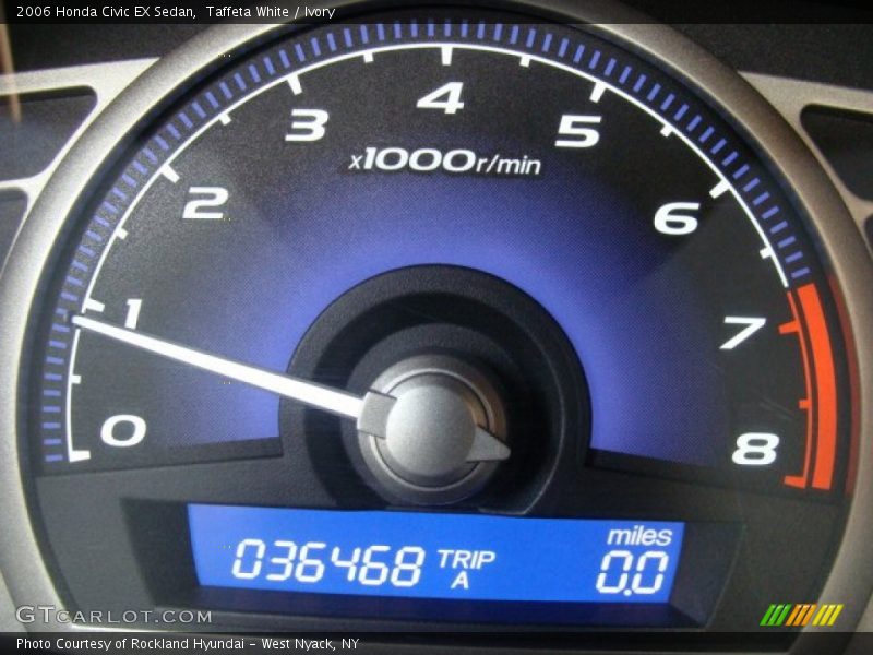 Taffeta White / Ivory 2006 Honda Civic EX Sedan