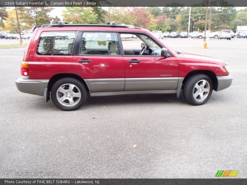 Canyon Red Pearl / Beige 1999 Subaru Forester S