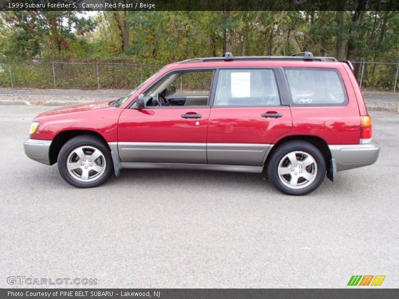Canyon Red Pearl / Beige 1999 Subaru Forester S