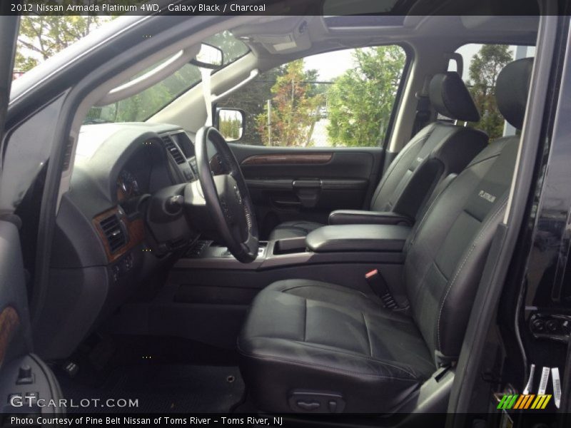 Galaxy Black / Charcoal 2012 Nissan Armada Platinum 4WD