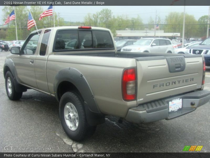 Sand Dune Metallic / Beige 2001 Nissan Frontier XE V6 King Cab