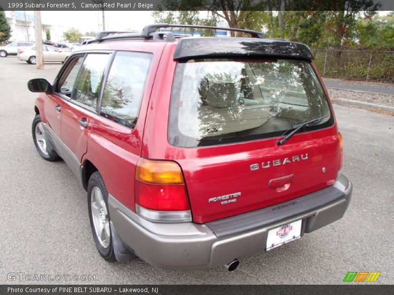 Canyon Red Pearl / Beige 1999 Subaru Forester S