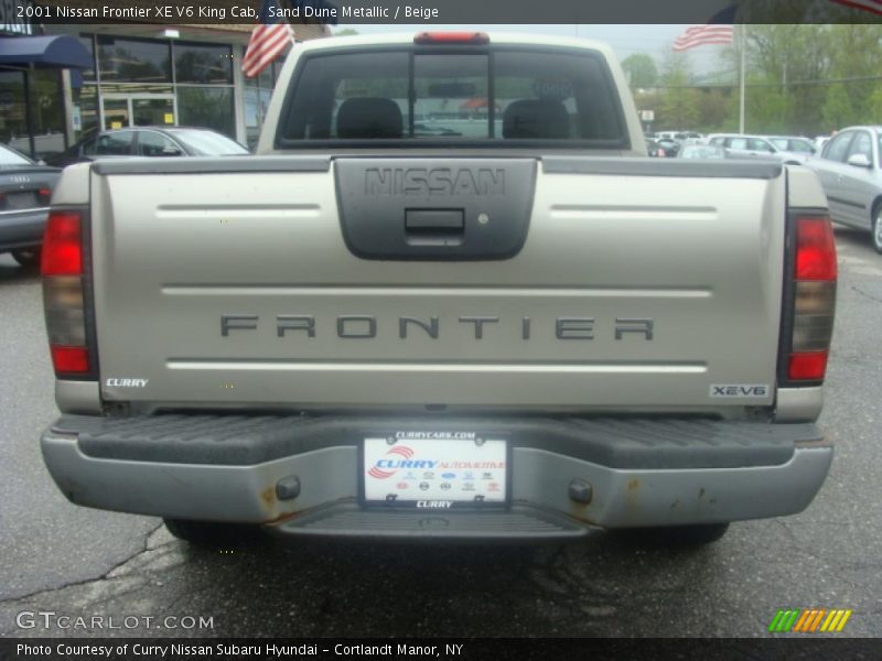 Sand Dune Metallic / Beige 2001 Nissan Frontier XE V6 King Cab