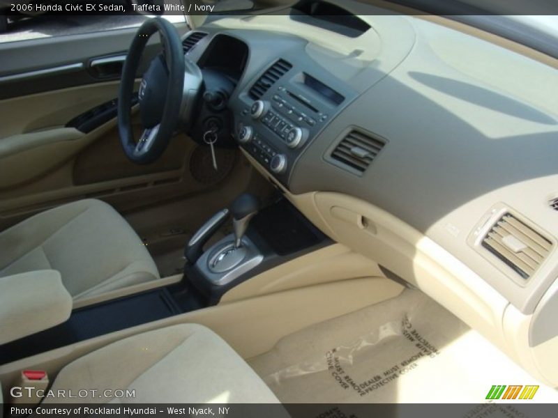 Taffeta White / Ivory 2006 Honda Civic EX Sedan