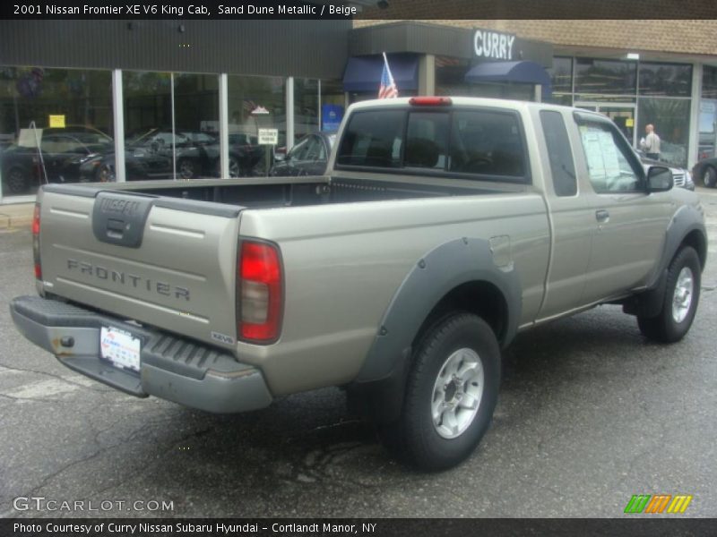 Sand Dune Metallic / Beige 2001 Nissan Frontier XE V6 King Cab