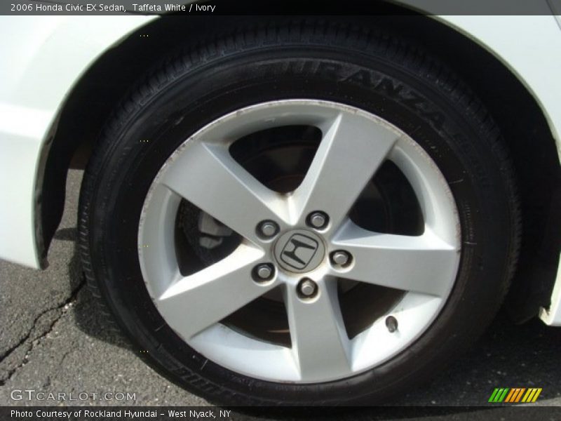 Taffeta White / Ivory 2006 Honda Civic EX Sedan