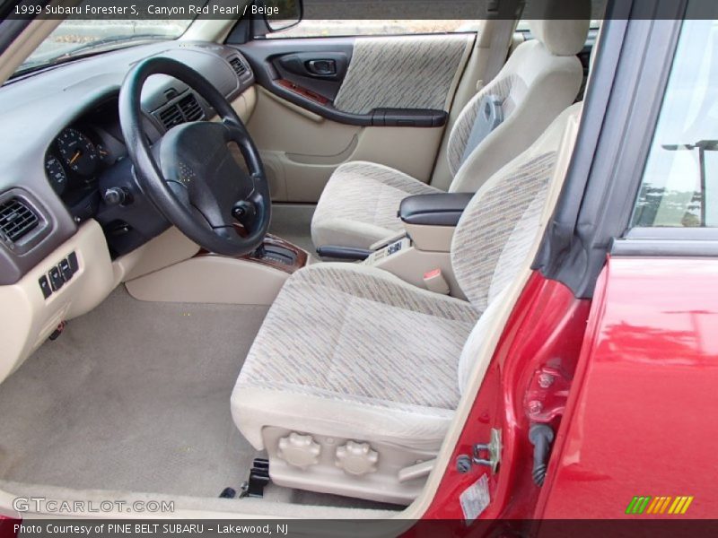 Canyon Red Pearl / Beige 1999 Subaru Forester S