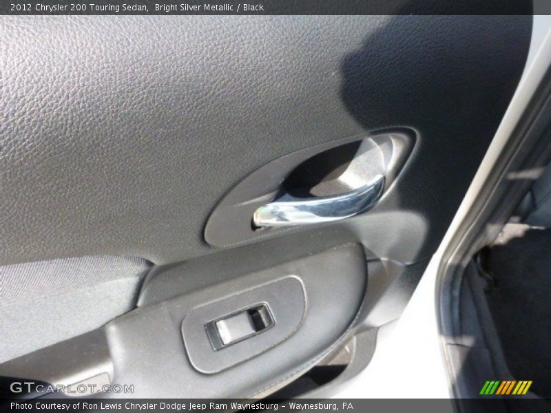 Bright Silver Metallic / Black 2012 Chrysler 200 Touring Sedan