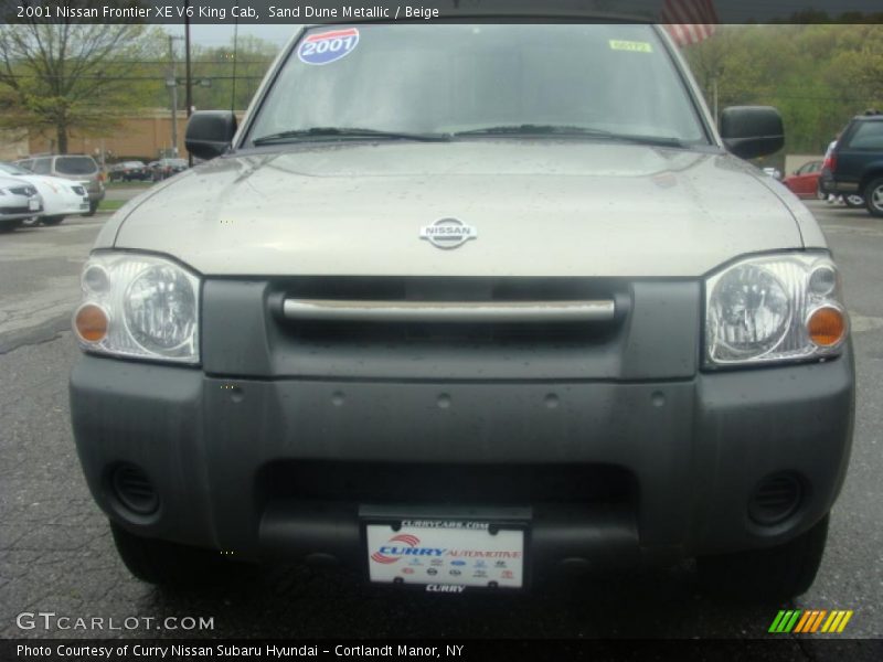 Sand Dune Metallic / Beige 2001 Nissan Frontier XE V6 King Cab