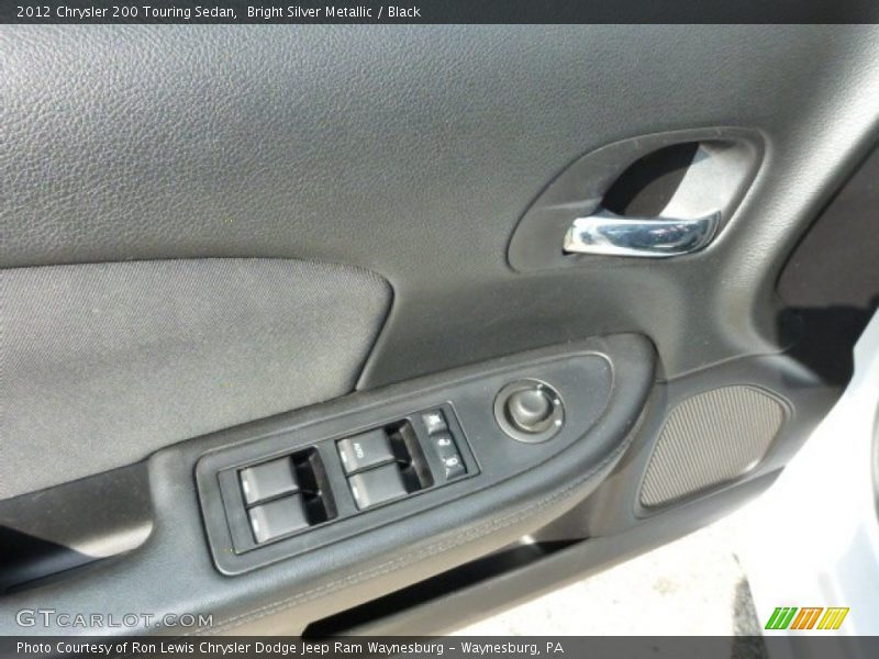 Bright Silver Metallic / Black 2012 Chrysler 200 Touring Sedan