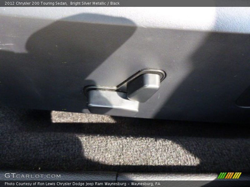Bright Silver Metallic / Black 2012 Chrysler 200 Touring Sedan