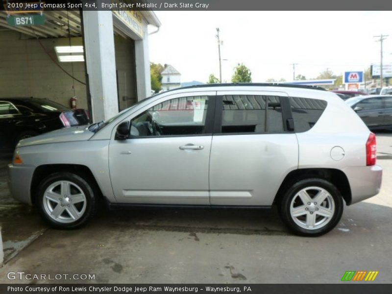 Bright Silver Metallic / Dark Slate Gray 2010 Jeep Compass Sport 4x4