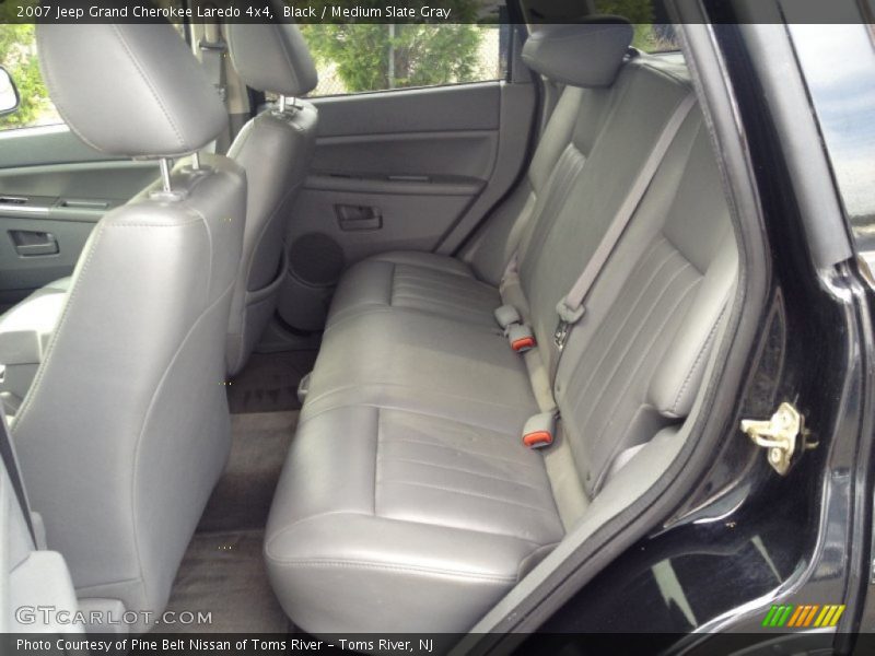 Black / Medium Slate Gray 2007 Jeep Grand Cherokee Laredo 4x4