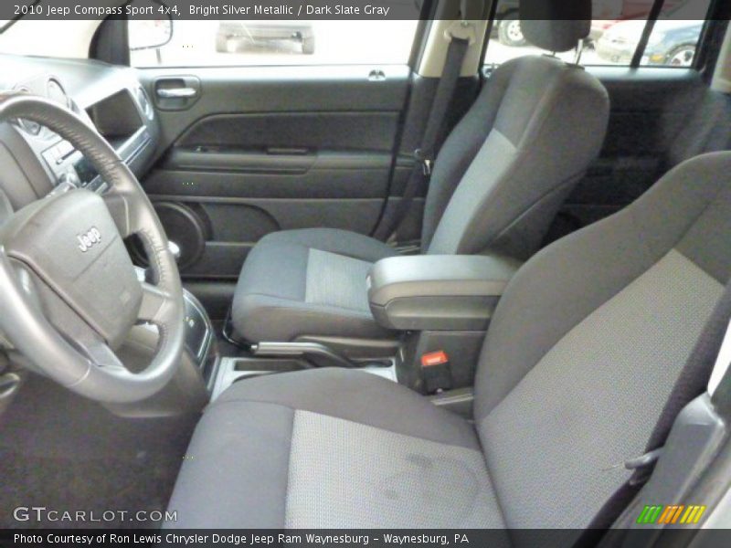 Bright Silver Metallic / Dark Slate Gray 2010 Jeep Compass Sport 4x4