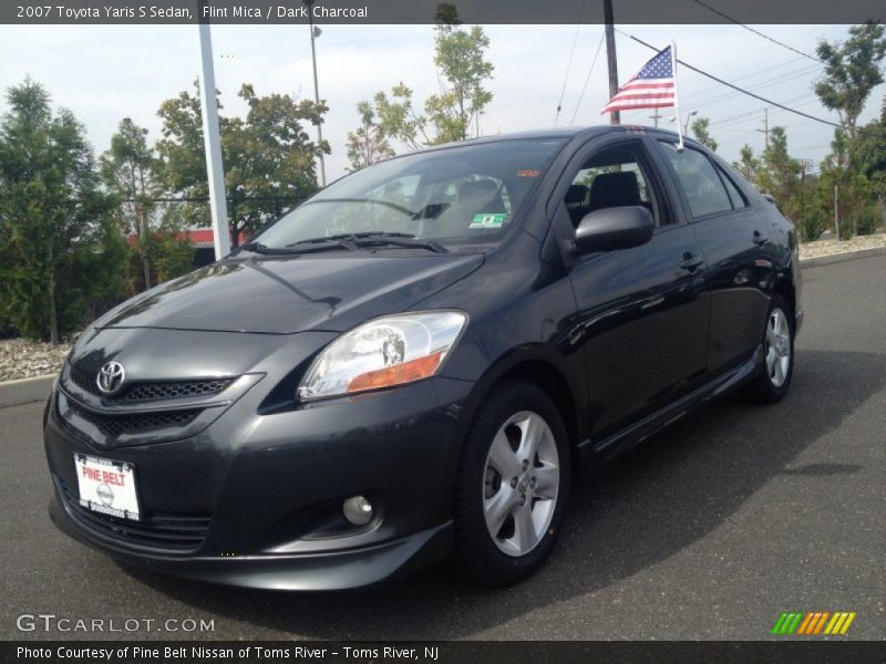 Flint Mica / Dark Charcoal 2007 Toyota Yaris S Sedan