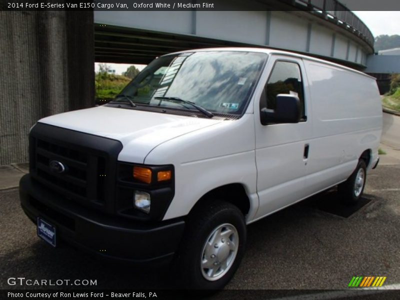 Oxford White / Medium Flint 2014 Ford E-Series Van E150 Cargo Van