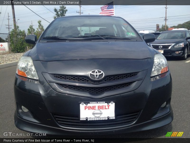 Flint Mica / Dark Charcoal 2007 Toyota Yaris S Sedan