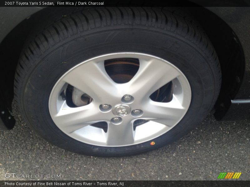 Flint Mica / Dark Charcoal 2007 Toyota Yaris S Sedan