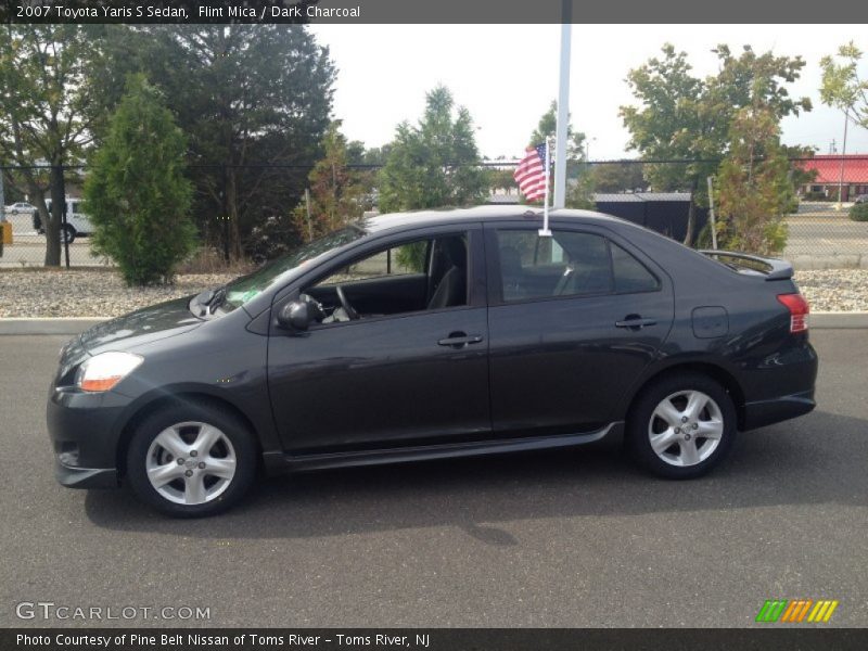 Flint Mica / Dark Charcoal 2007 Toyota Yaris S Sedan