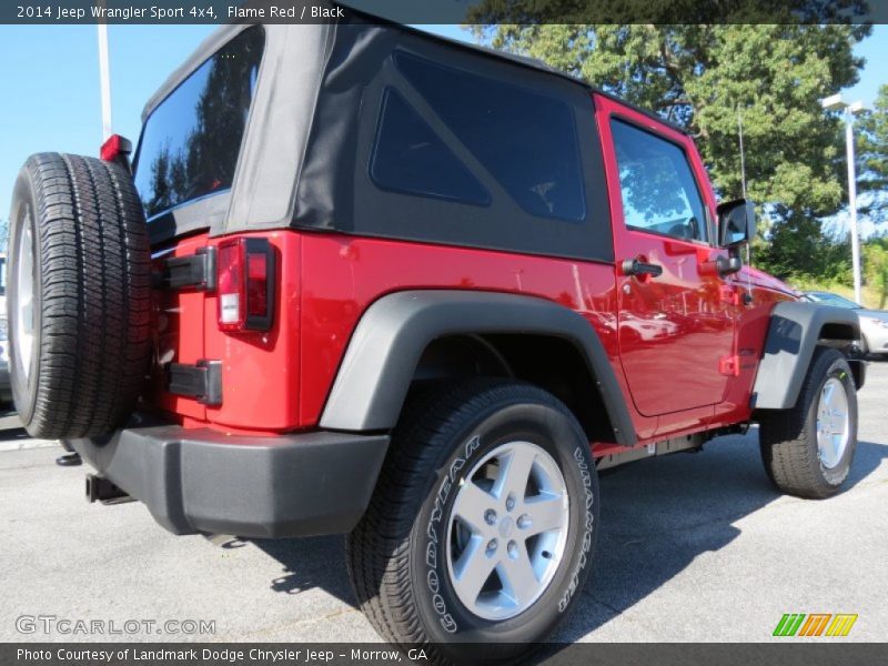 Flame Red / Black 2014 Jeep Wrangler Sport 4x4