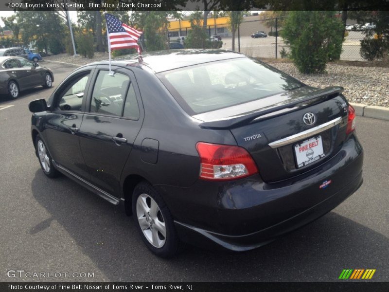 Flint Mica / Dark Charcoal 2007 Toyota Yaris S Sedan