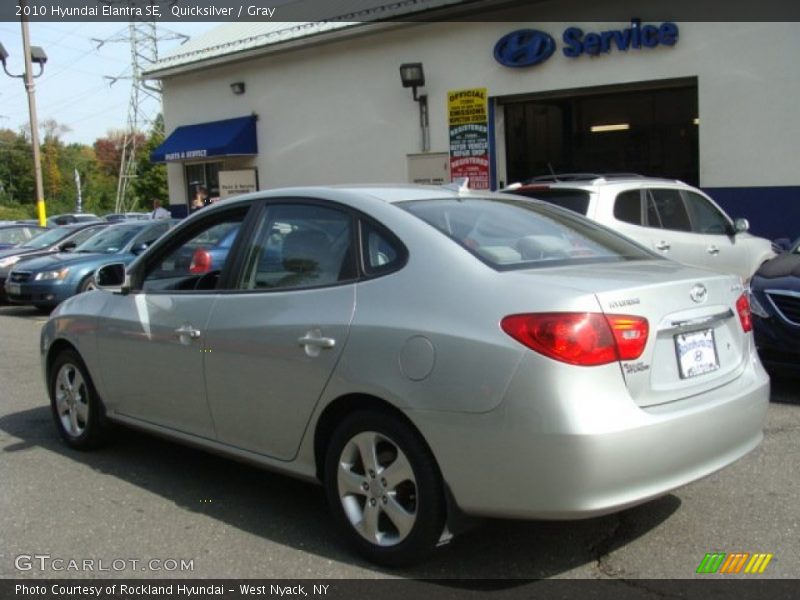 Quicksilver / Gray 2010 Hyundai Elantra SE