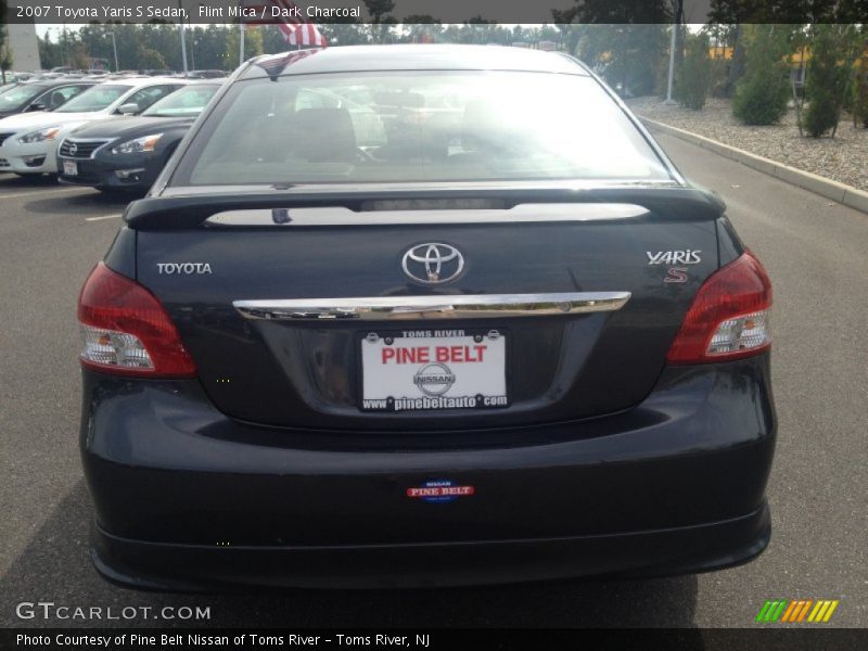 Flint Mica / Dark Charcoal 2007 Toyota Yaris S Sedan