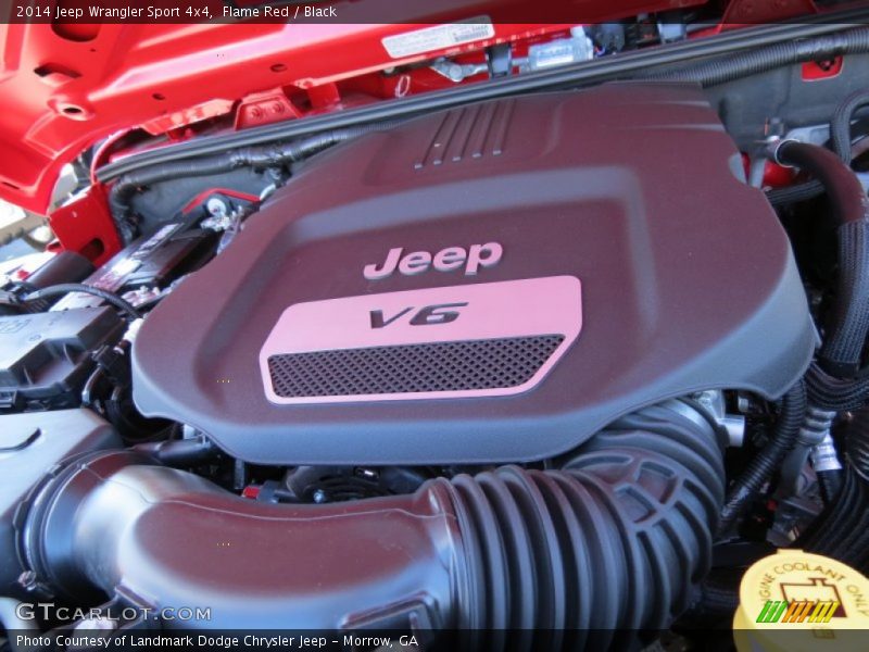 Flame Red / Black 2014 Jeep Wrangler Sport 4x4