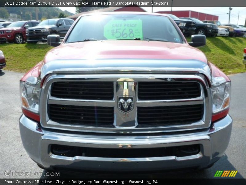Flame Red / Dark Slate/Medium Graystone 2011 Dodge Ram 2500 HD SLT Crew Cab 4x4