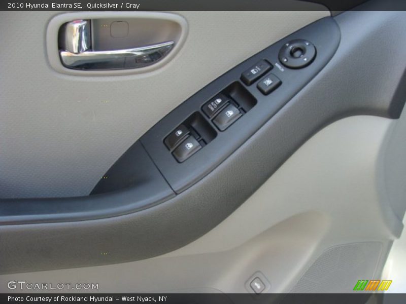 Quicksilver / Gray 2010 Hyundai Elantra SE