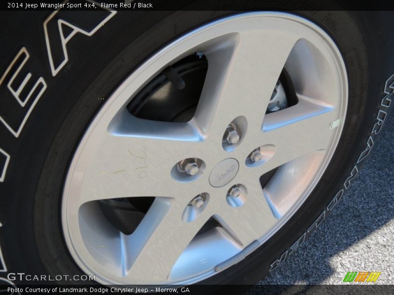Flame Red / Black 2014 Jeep Wrangler Sport 4x4