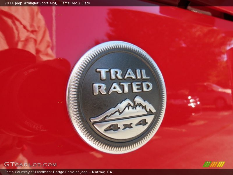 Flame Red / Black 2014 Jeep Wrangler Sport 4x4