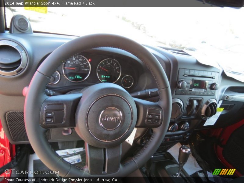 Flame Red / Black 2014 Jeep Wrangler Sport 4x4