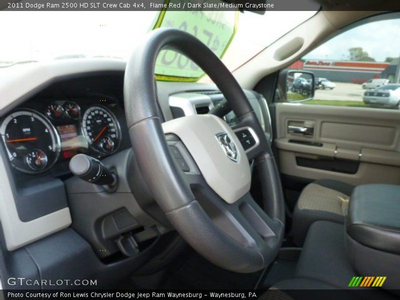 Flame Red / Dark Slate/Medium Graystone 2011 Dodge Ram 2500 HD SLT Crew Cab 4x4