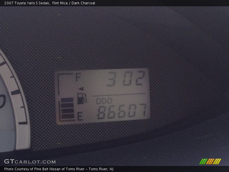 Flint Mica / Dark Charcoal 2007 Toyota Yaris S Sedan