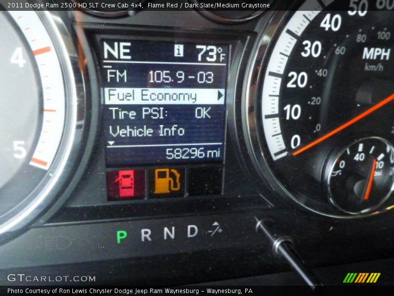 Flame Red / Dark Slate/Medium Graystone 2011 Dodge Ram 2500 HD SLT Crew Cab 4x4