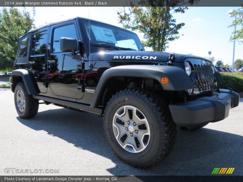 Black / Black 2014 Jeep Wrangler Unlimited Rubicon 4x4