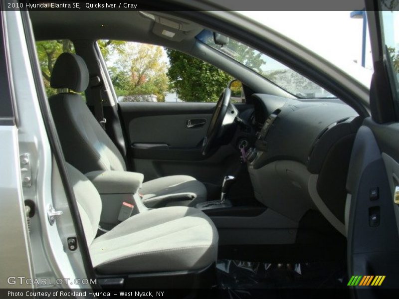 Quicksilver / Gray 2010 Hyundai Elantra SE