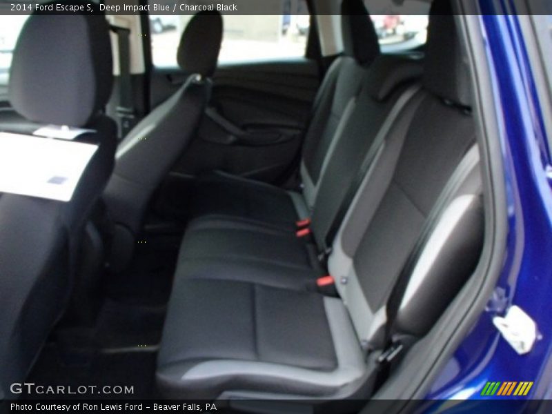 Deep Impact Blue / Charcoal Black 2014 Ford Escape S