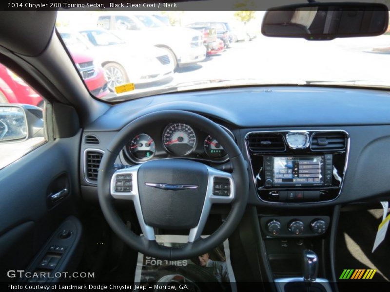 Black Clear Coat / Black 2014 Chrysler 200 Touring Sedan