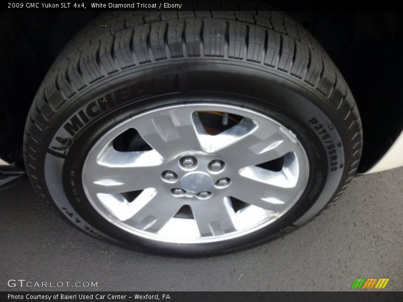 White Diamond Tricoat / Ebony 2009 GMC Yukon SLT 4x4