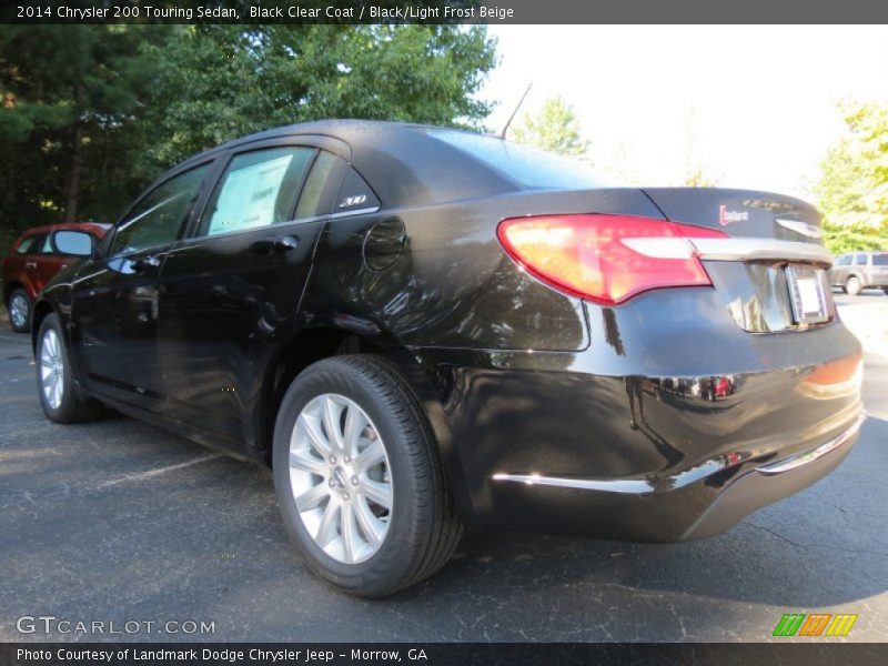 Black Clear Coat / Black/Light Frost Beige 2014 Chrysler 200 Touring Sedan