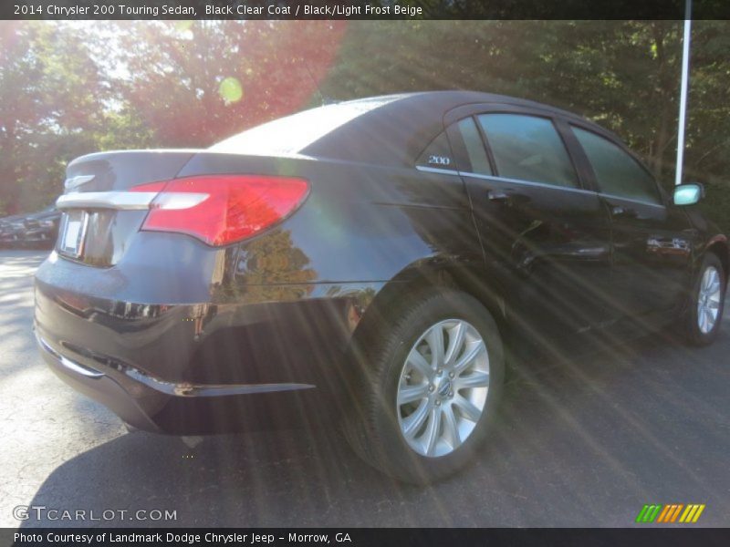 Black Clear Coat / Black/Light Frost Beige 2014 Chrysler 200 Touring Sedan