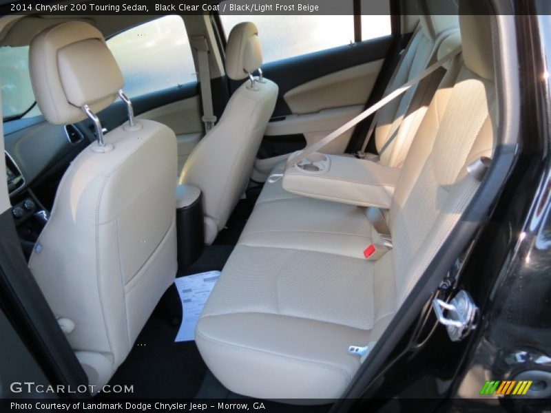 Black Clear Coat / Black/Light Frost Beige 2014 Chrysler 200 Touring Sedan
