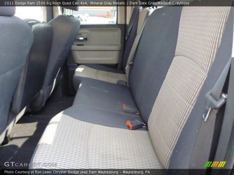 Mineral Gray Metallic / Dark Slate Gray/Medium Graystone 2011 Dodge Ram 1500 Big Horn Quad Cab 4x4