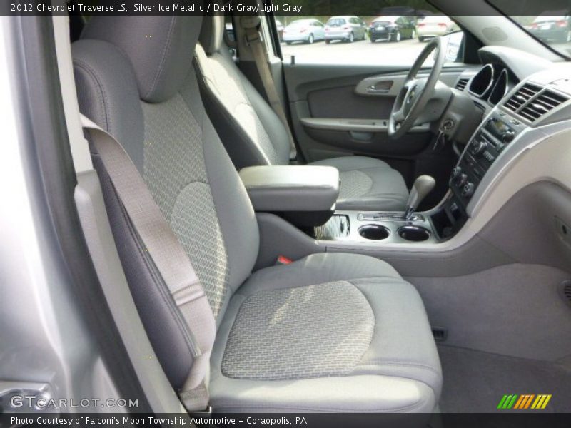 Silver Ice Metallic / Dark Gray/Light Gray 2012 Chevrolet Traverse LS