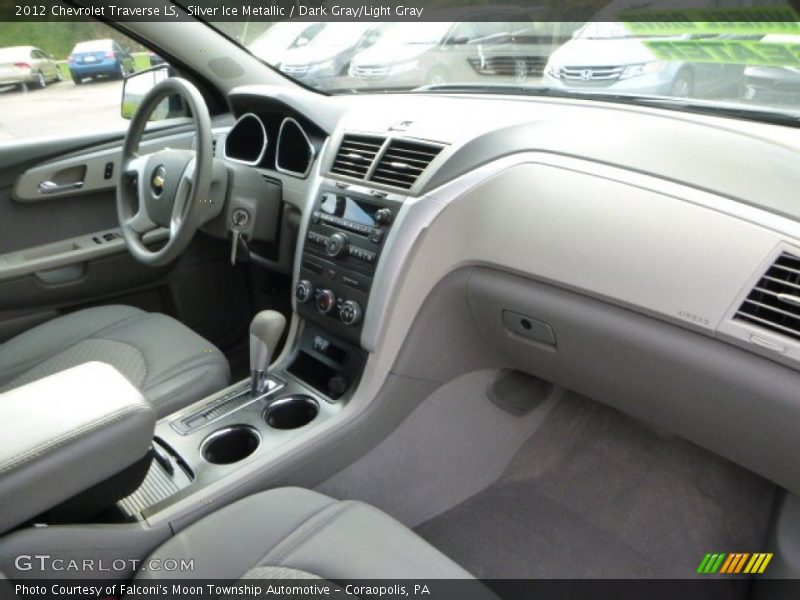 Silver Ice Metallic / Dark Gray/Light Gray 2012 Chevrolet Traverse LS